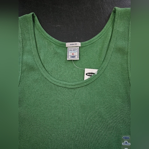 NWT - Old Navy Green Ribbed Cotton Tank Top - Size XL - Picture 3 of 8